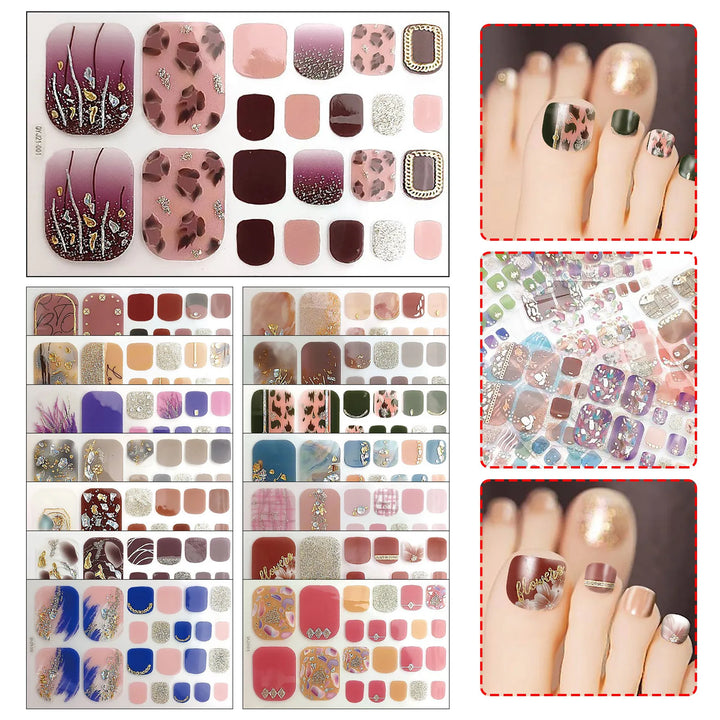 Glamorous Nail Art Sticker Collection